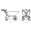 brouette électrique 500kg vérin gaz mw-tools med500 – Image 2