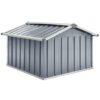 vidaXL Abri pour robot de jardin 92x97x63 cm Acier galvanisé Gris – Image 7